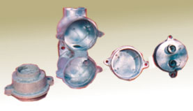 Aluminium flame-proof junction body casting