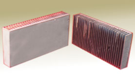 Finned aluminium die cast heat sink